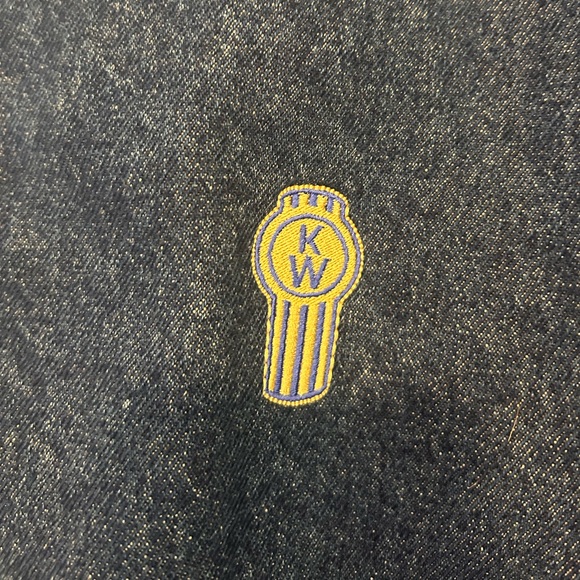 RARE Vintage Three Rivers Authentic Blue and Tan Jean Bomber Jacket Made in USA - Picture 5 of 8